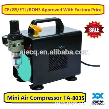 Mini Air Compressor with mental cover and tank(TA-803S)